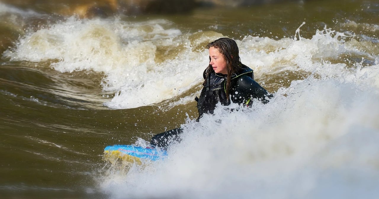 Body boarding in Pagosa Springs