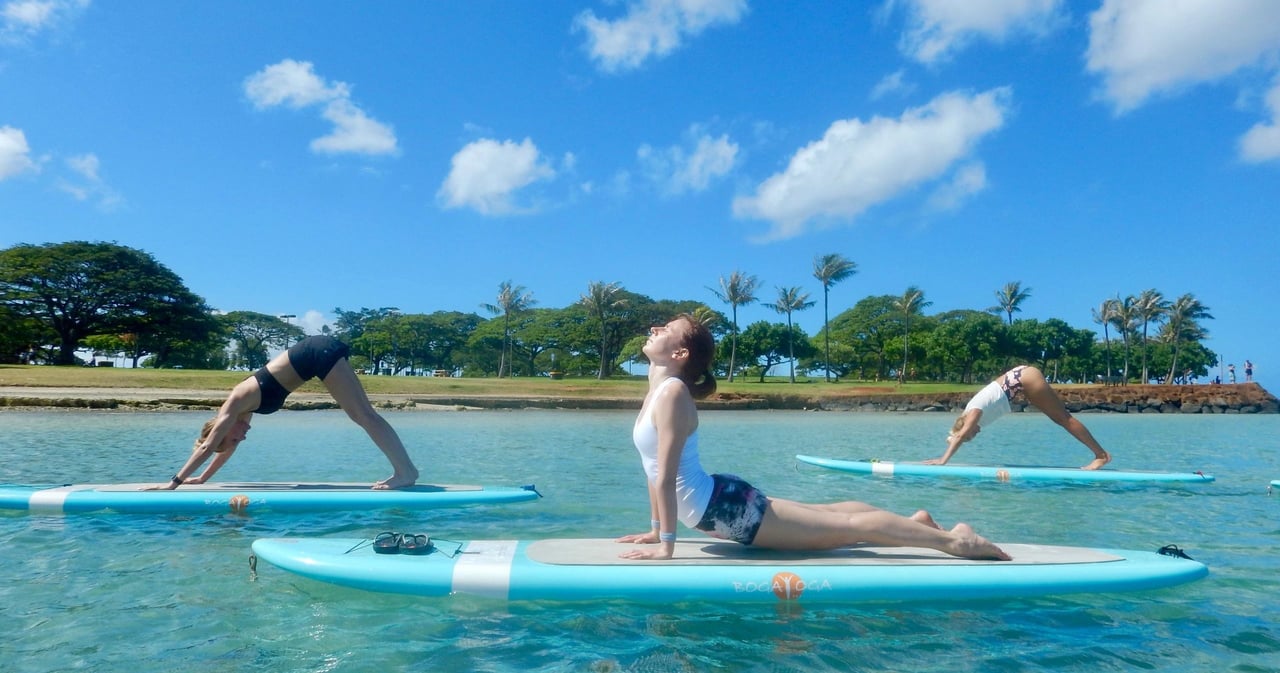 SUP Yoga in Honolulu