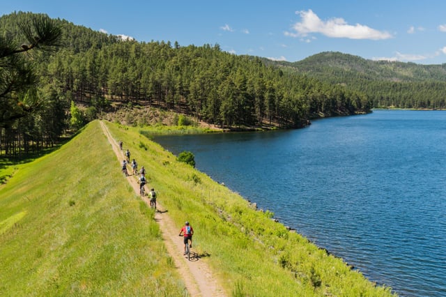 Mickelson Trail Black Hills Family Day Guided Mountain Bike Trip