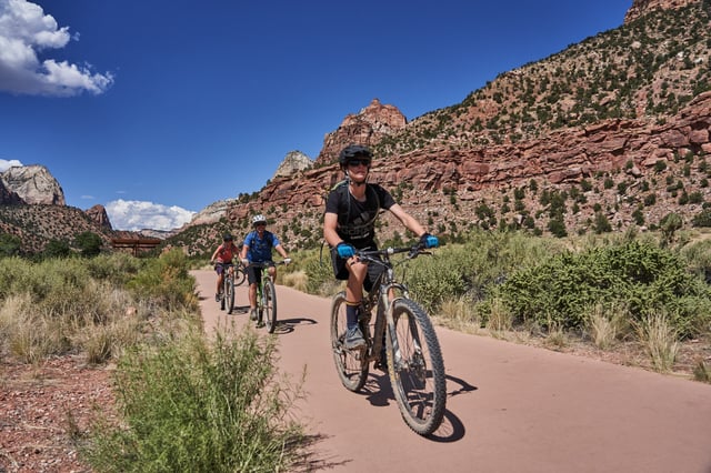 National Park Can I Go Mountain Biking Spring Going-to-the-Sun