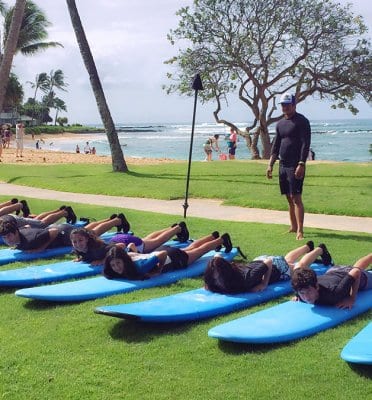 Kauai surf lessons