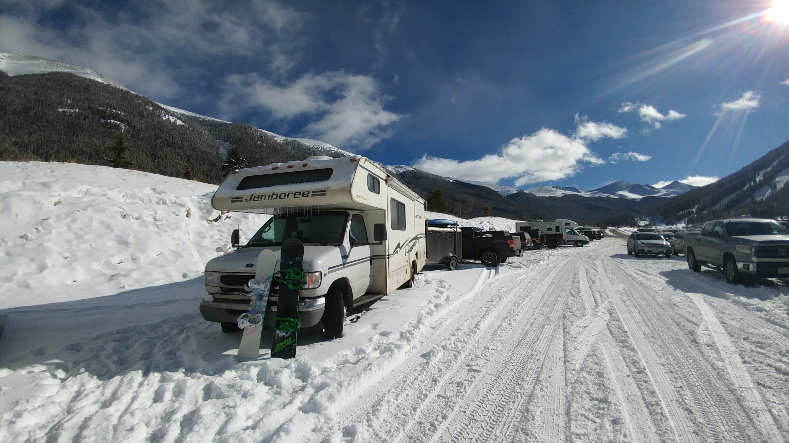 camping at ski resorts