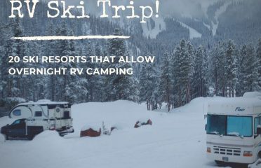 RV camping at ski resorts
