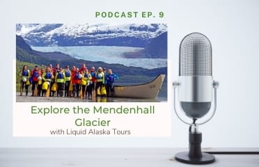 Mendenhall glacier canoe tour trip outside podcast