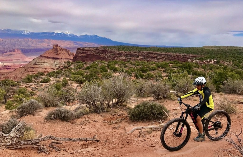Moab bike rentals at dead horse state park