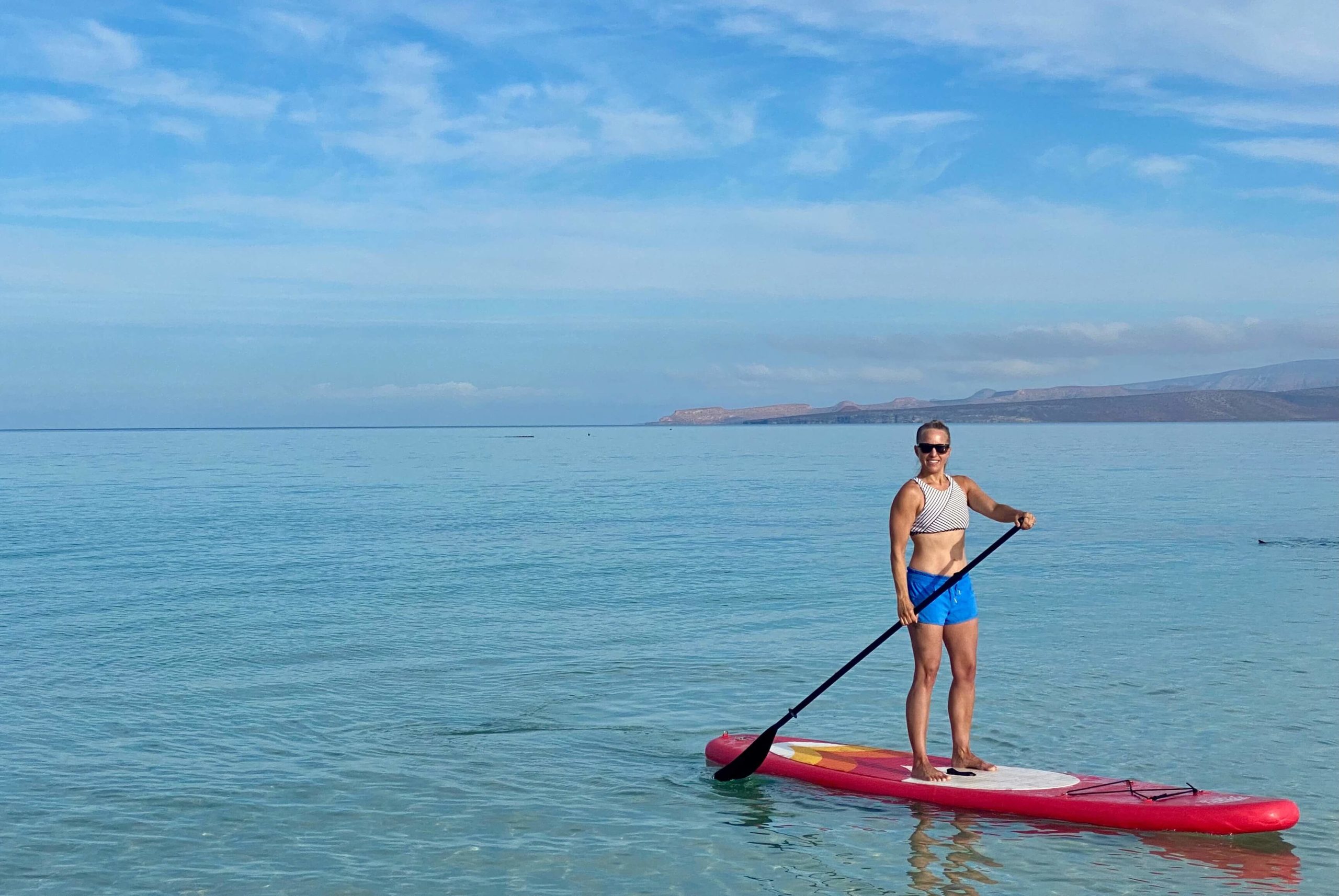 Paddleboarding in Mexico