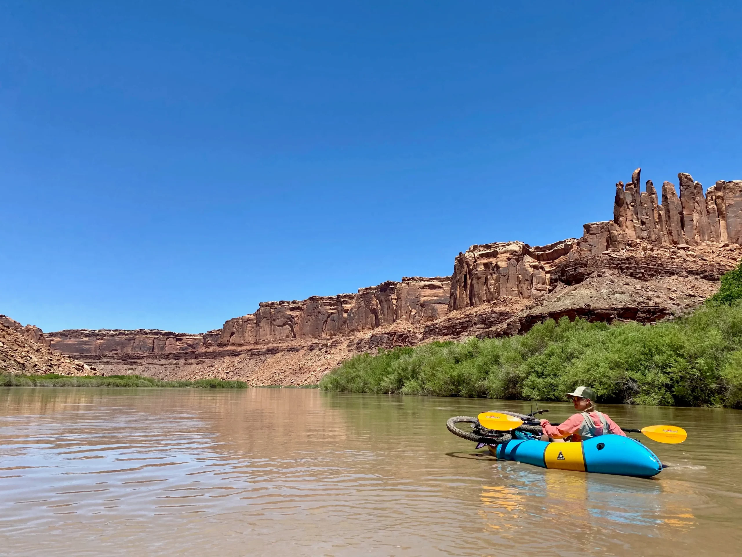 Packrafting outdoor adventure