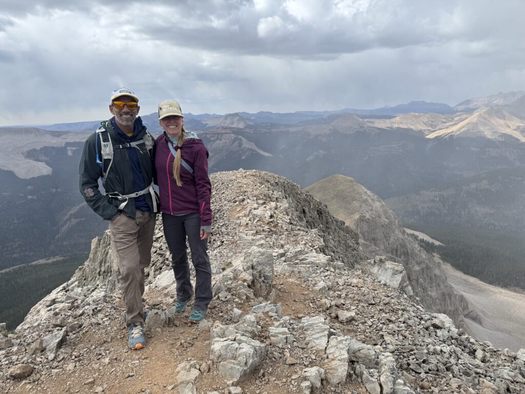 summit of engineer mountain trail hiking near durango