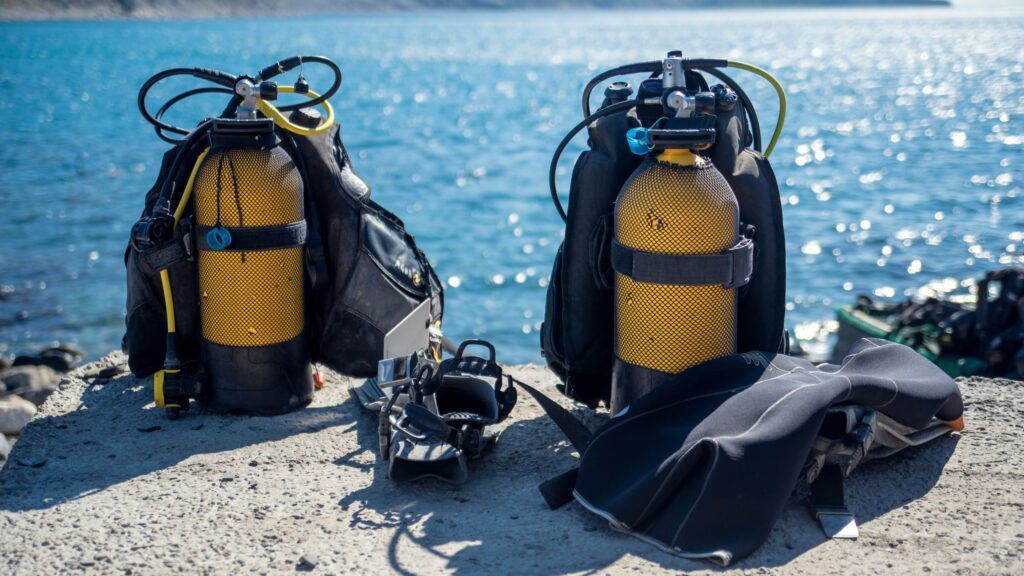 scuba diving equipment