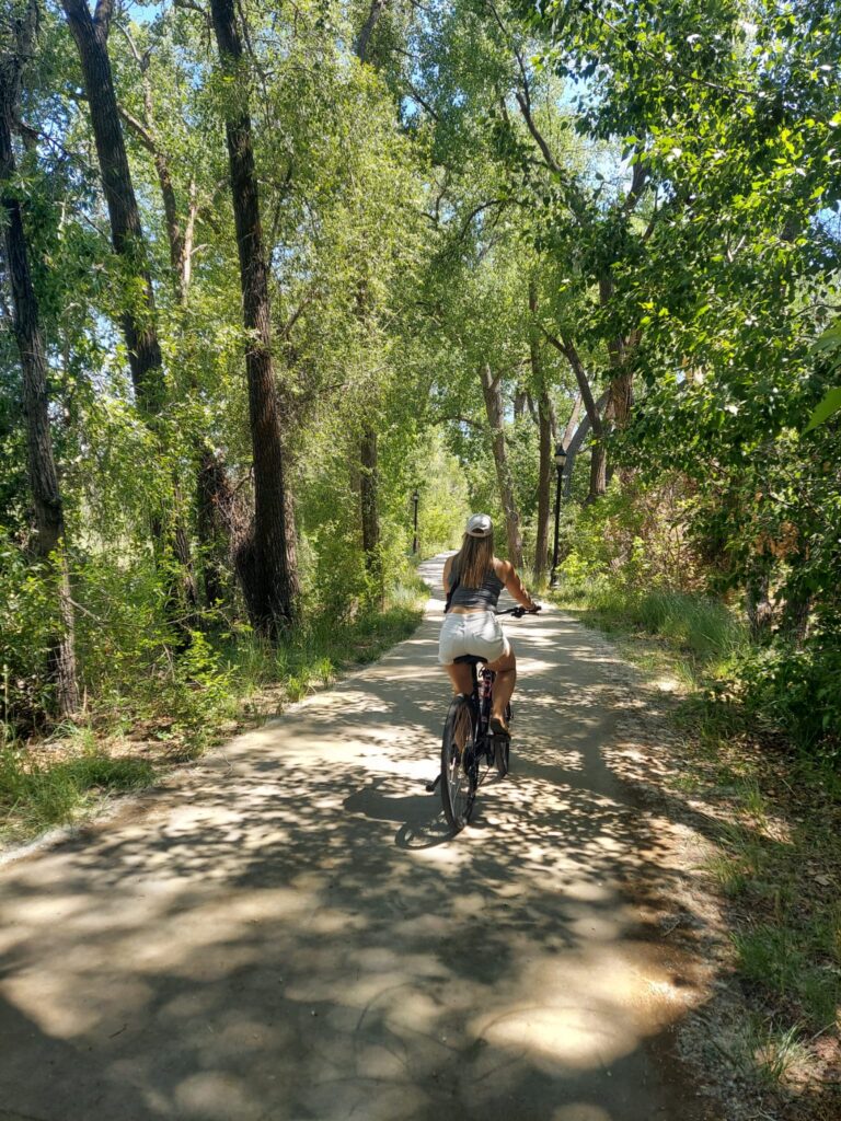 Durango bike path on bike rentals