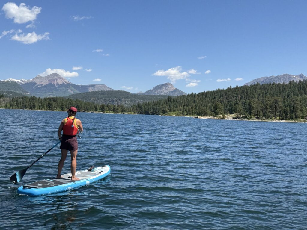 Electra Lake Paddleboarding Durango CO