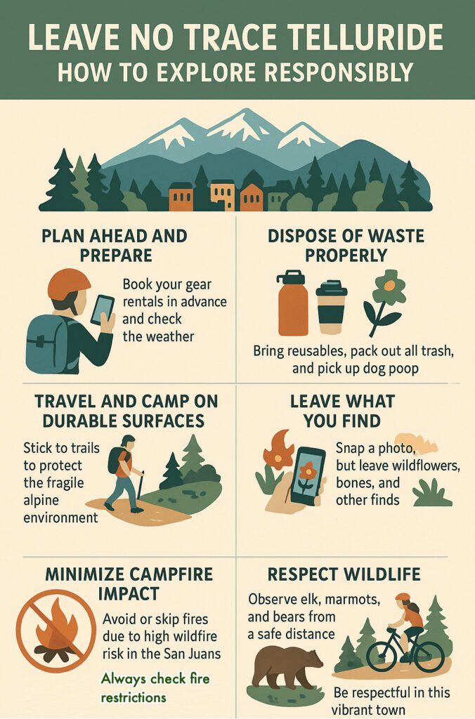 Leave no trace telluride poster