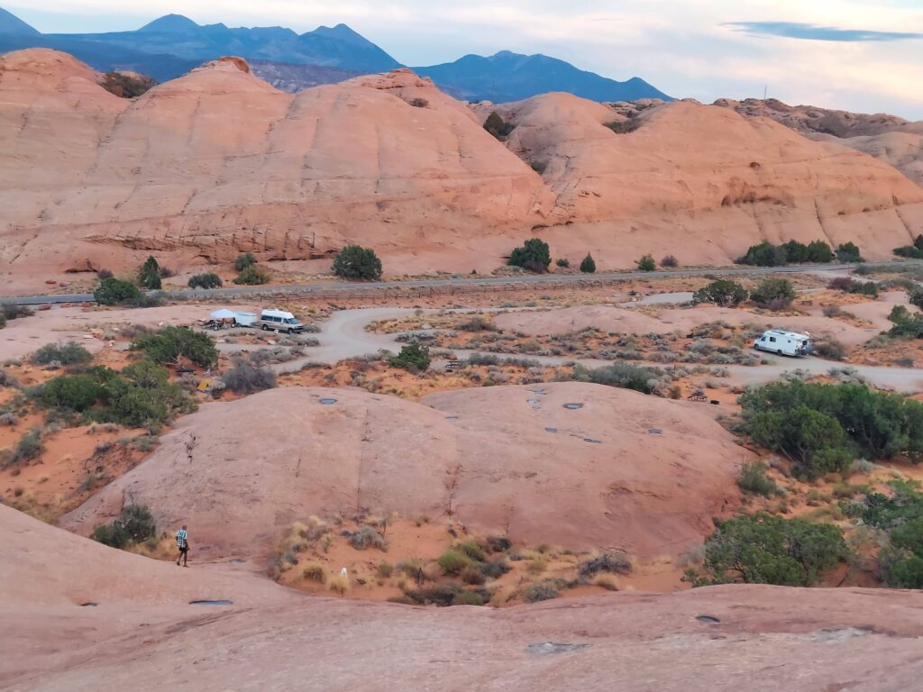 moab camping sand flats