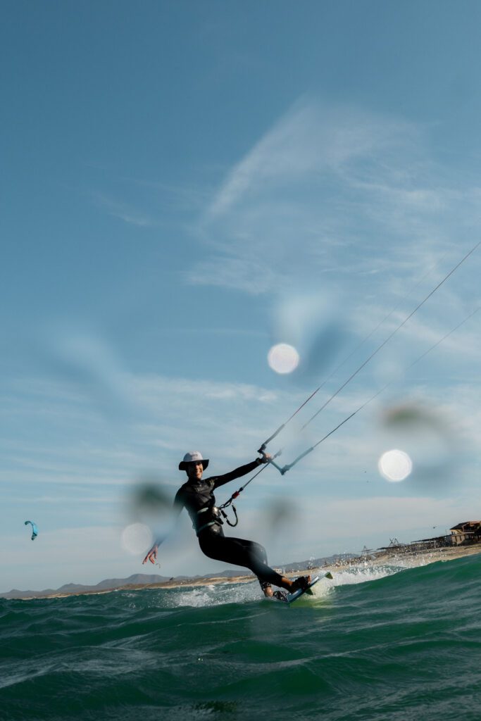 La Ventana Kite camps founder on the water kiteboarding