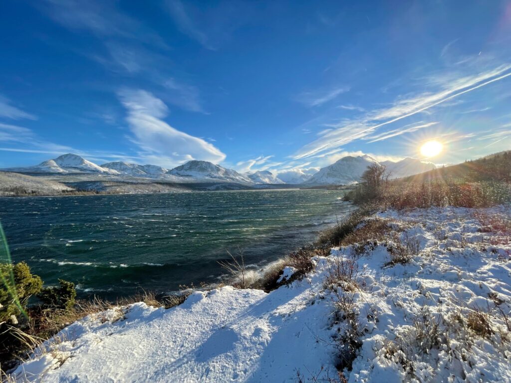 winter adventure in glacier national park