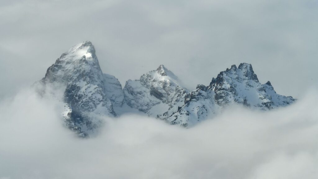 Grand Tetons in winter