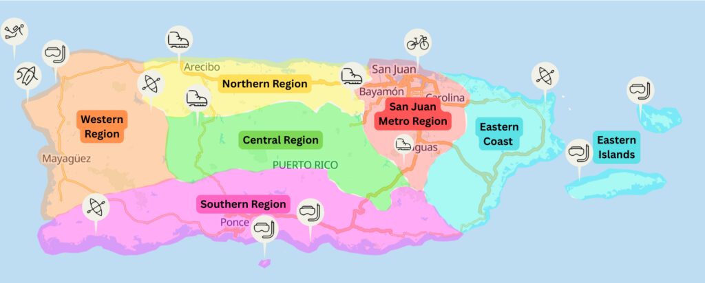 Things to do in Puerto Rico by region