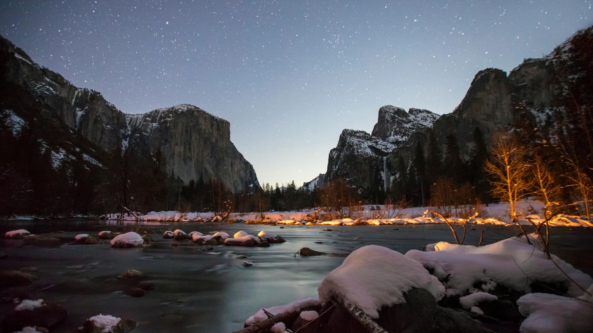 yosemite national park winter