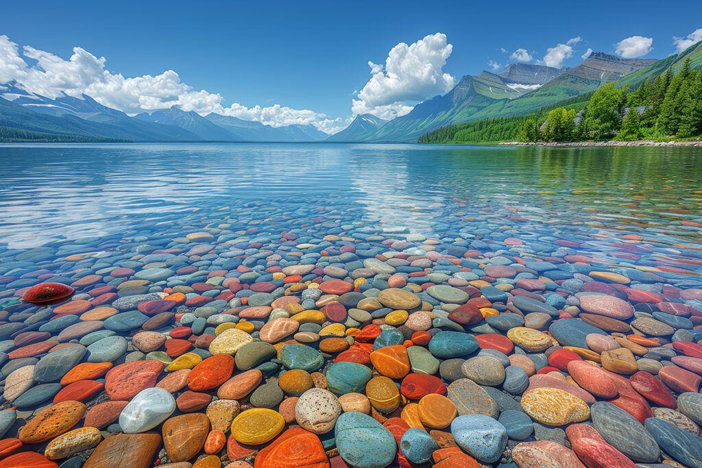Lake McDonald rocks