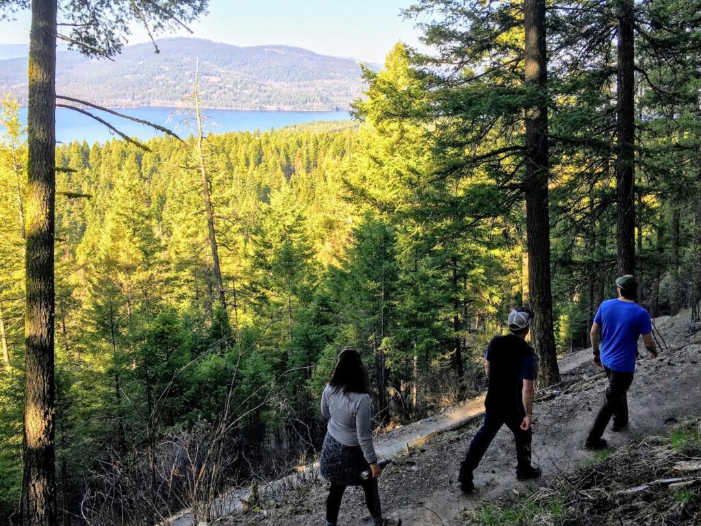 Hiking Whitefish Trail