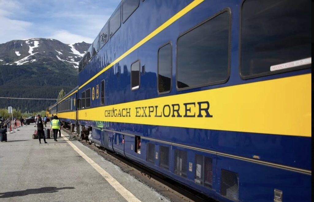 spencer glacier kayak train trip