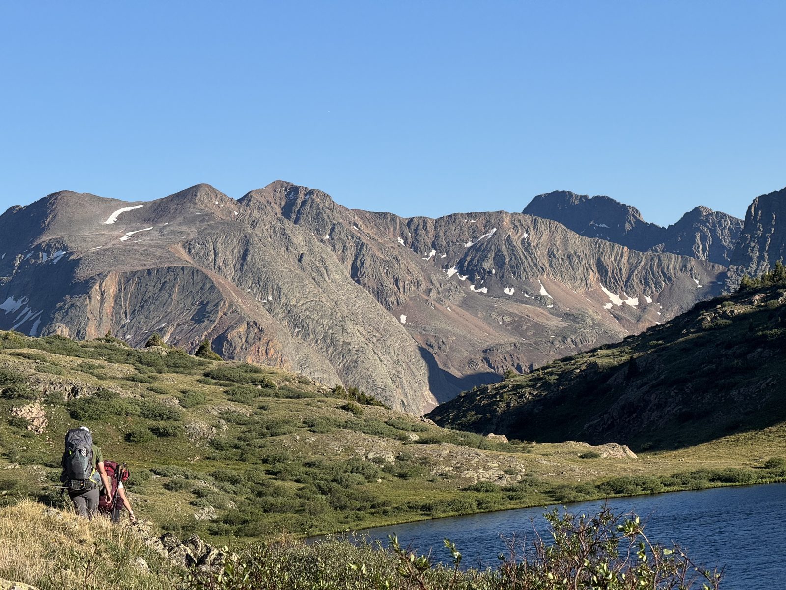 The basin opens up