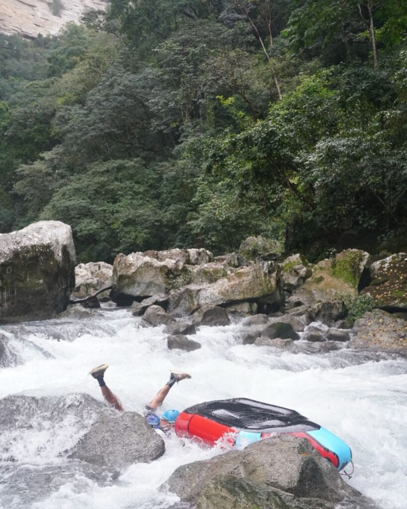 packrafting swim